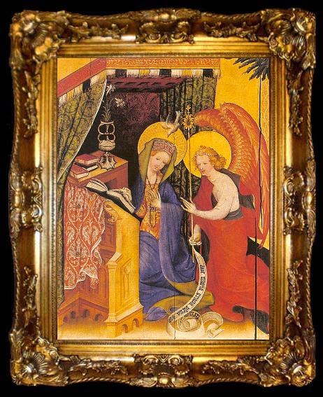 framed  Konrad of Soest Annunciation, ta009-2